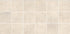 Porcelain  Mosaic Clay (Square) Ivory Satin Matte Backsplash Tile 2"x2"